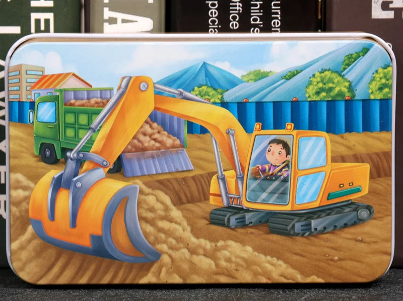 Puzzles 60 Pièces pour Enfants Cartoon Animal Jeu Apprentissage