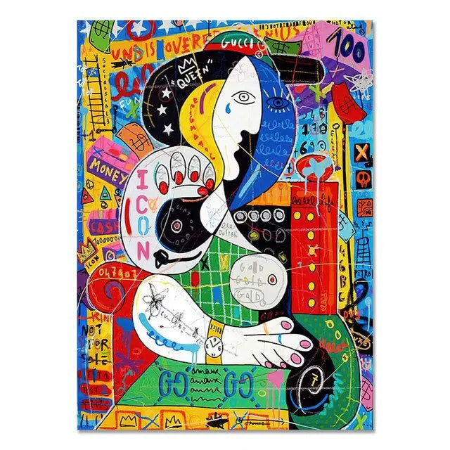 Painting by numbers Famous works Modernized