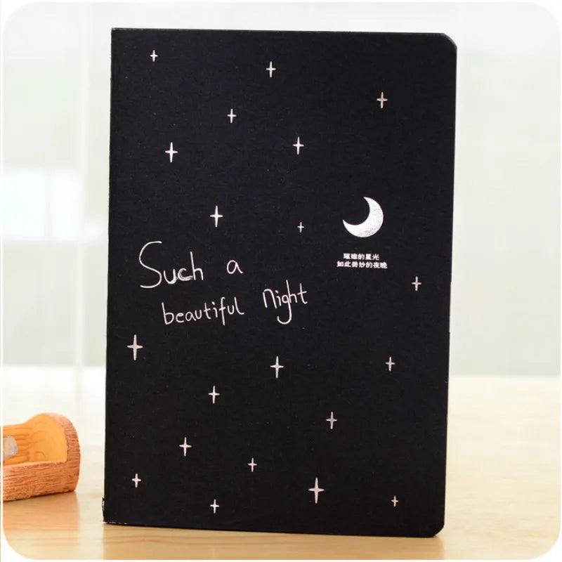 Cuaderno de dibujo en hojas negras tamaño 16/32/56K