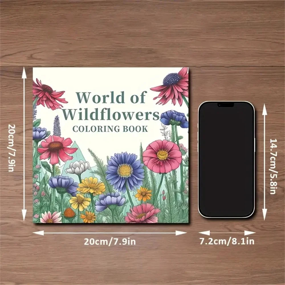 20 Pages Anti-Stress Coloring Book