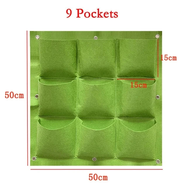 Sac de culture de plantes vertes, pochettes de grande taille, jardinière verticale de légumes de jardin, sacs de culture de fleurs, sac de jardinière de jardin