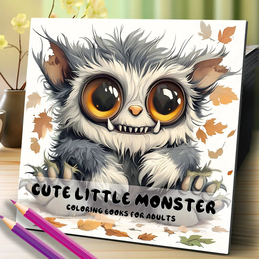 Livre de coloriage monstre mignon