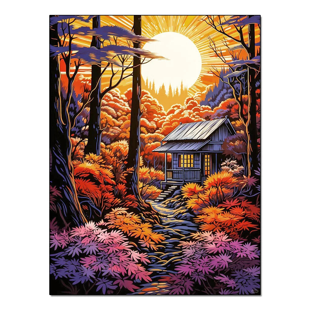 Diamond Paintings Nature Landscape Sunset