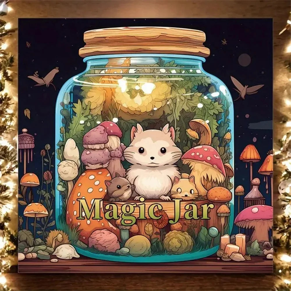 Magic Jar Coloring Book for Adults and Teenagers 20 Pages Anti-Stress