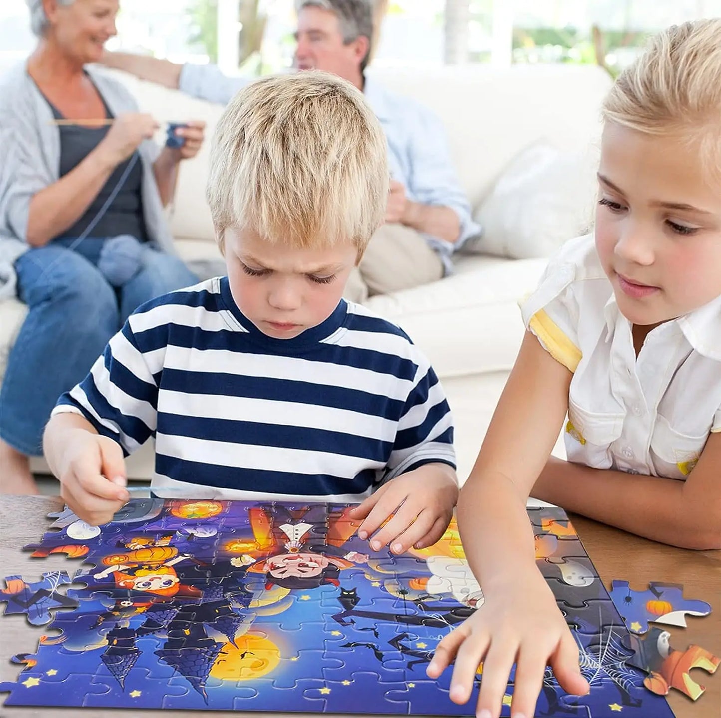 Puzzle Happy Halloween 100 pièces,
