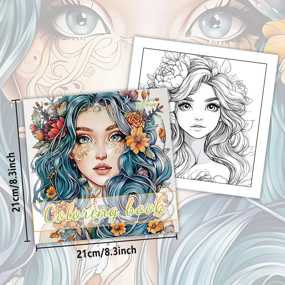 Adult Coloring Book 30 Sheets 100gsm
