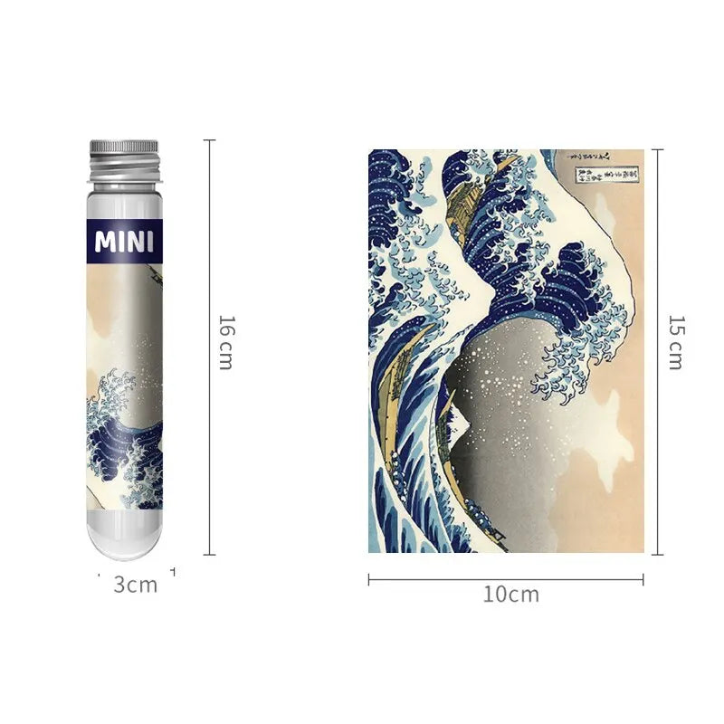 Mini puzzle de 150 pièces The Great Wave Off Kanagawa ou Les tournesols de Van Gogh
