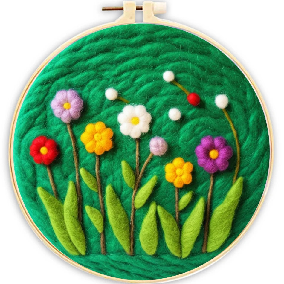 Kits de feutrage vert nature