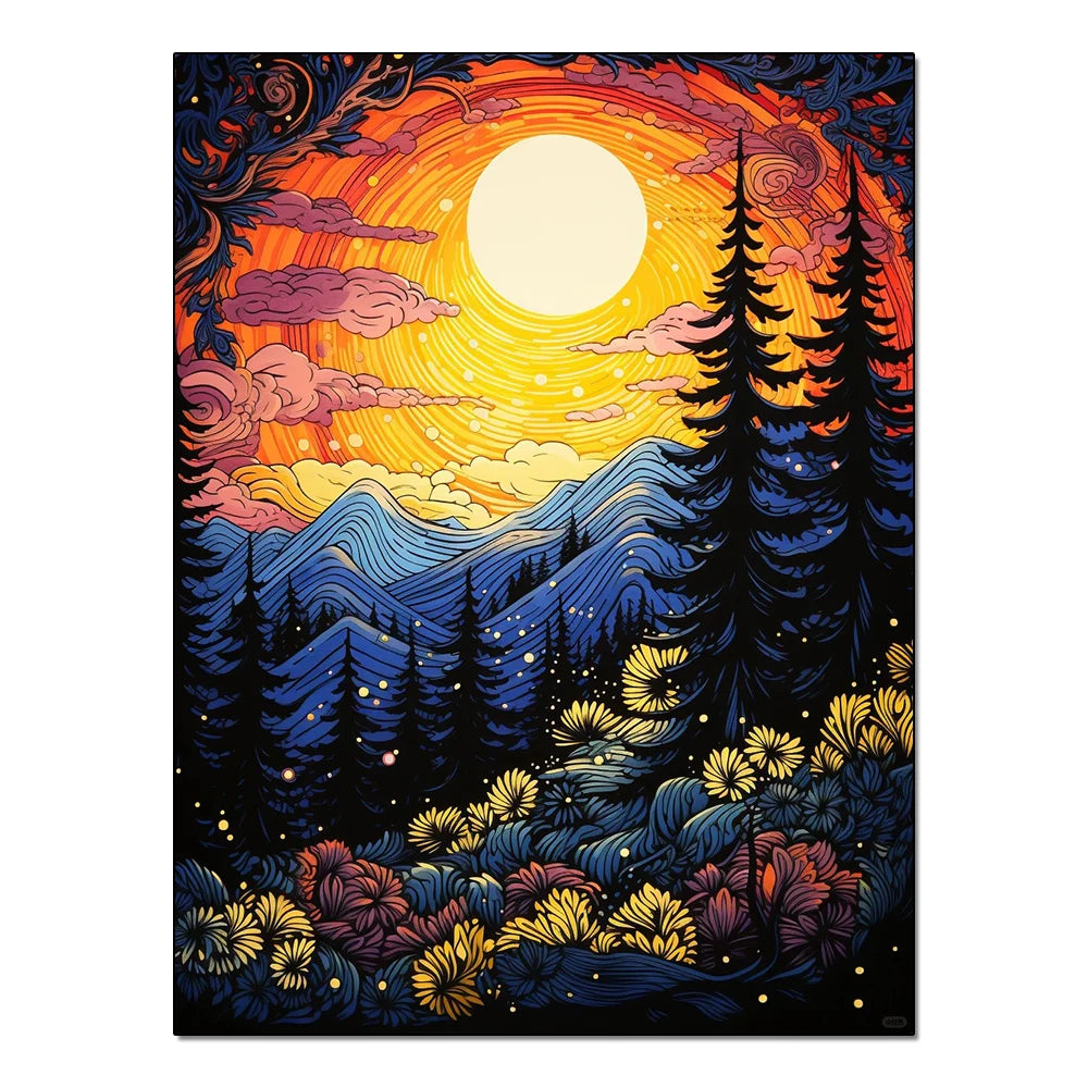 Diamond Paintings Nature Landscape Sunset