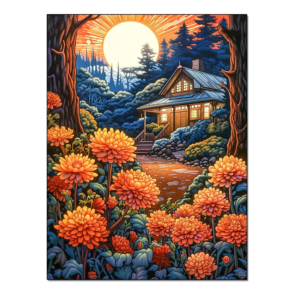 Diamond Paintings Nature Landscape Sunset