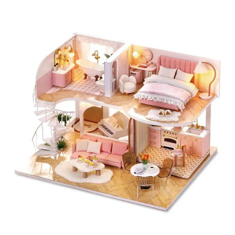 DIY Maquettes en bois à assembler - maison de poupée _ Plusieurs modèles disponibles