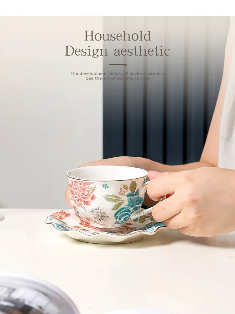 Chinese flower cup