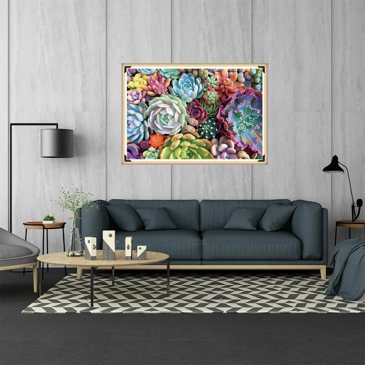 Puzzle de 1000 Pièces Plantes Succulentes