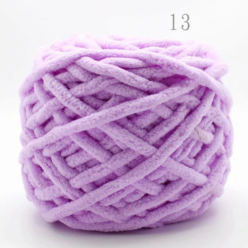 3 pelotes de laine Chenille 100gr x 3
