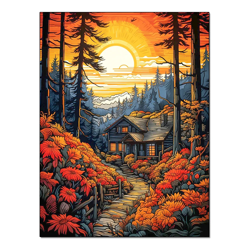 Diamond Paintings Nature Landscape Sunset