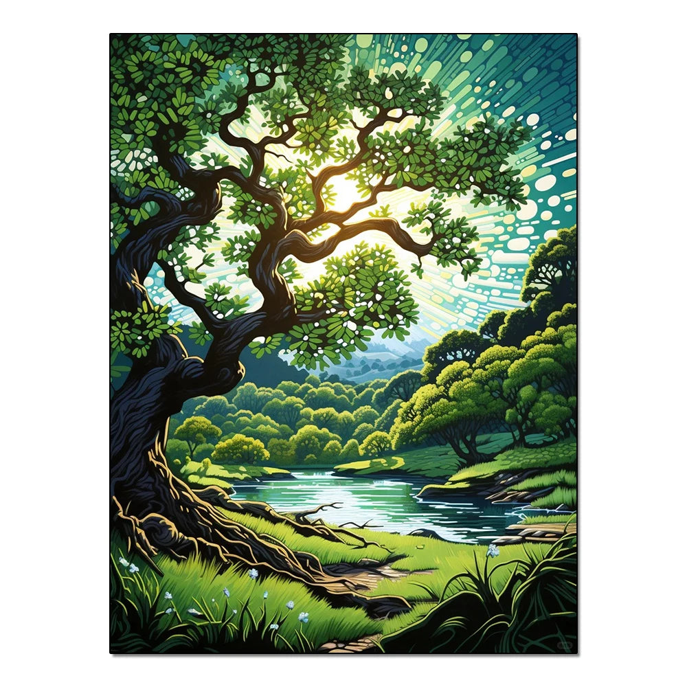 Diamond Paintings Nature Landscape Sunset