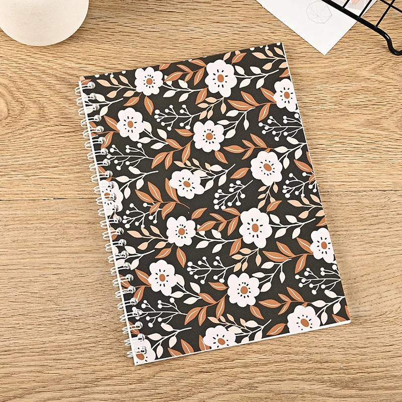 Cahier Vintage à pages blanches A5