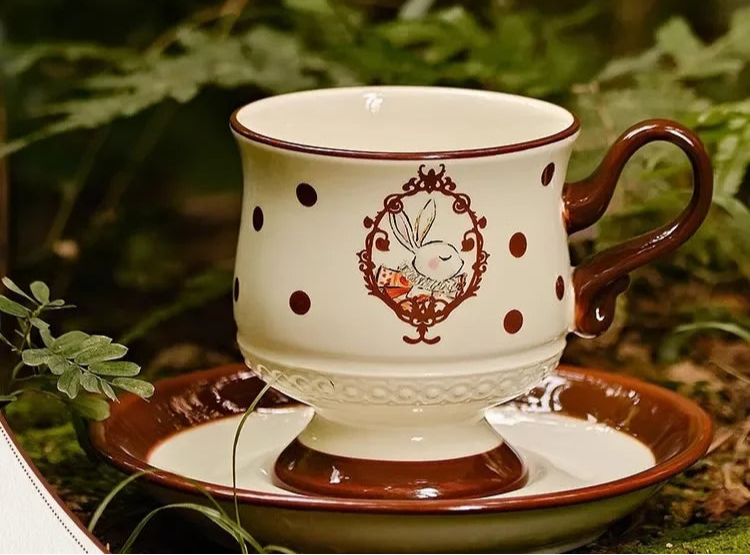 Retro Ceramic Rabbit Mug