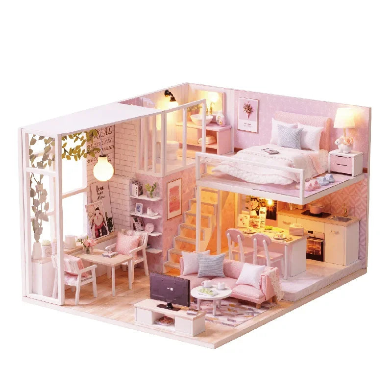 DIY Maquettes en bois à assembler - maison de poupée _ Plusieurs modèles disponibles