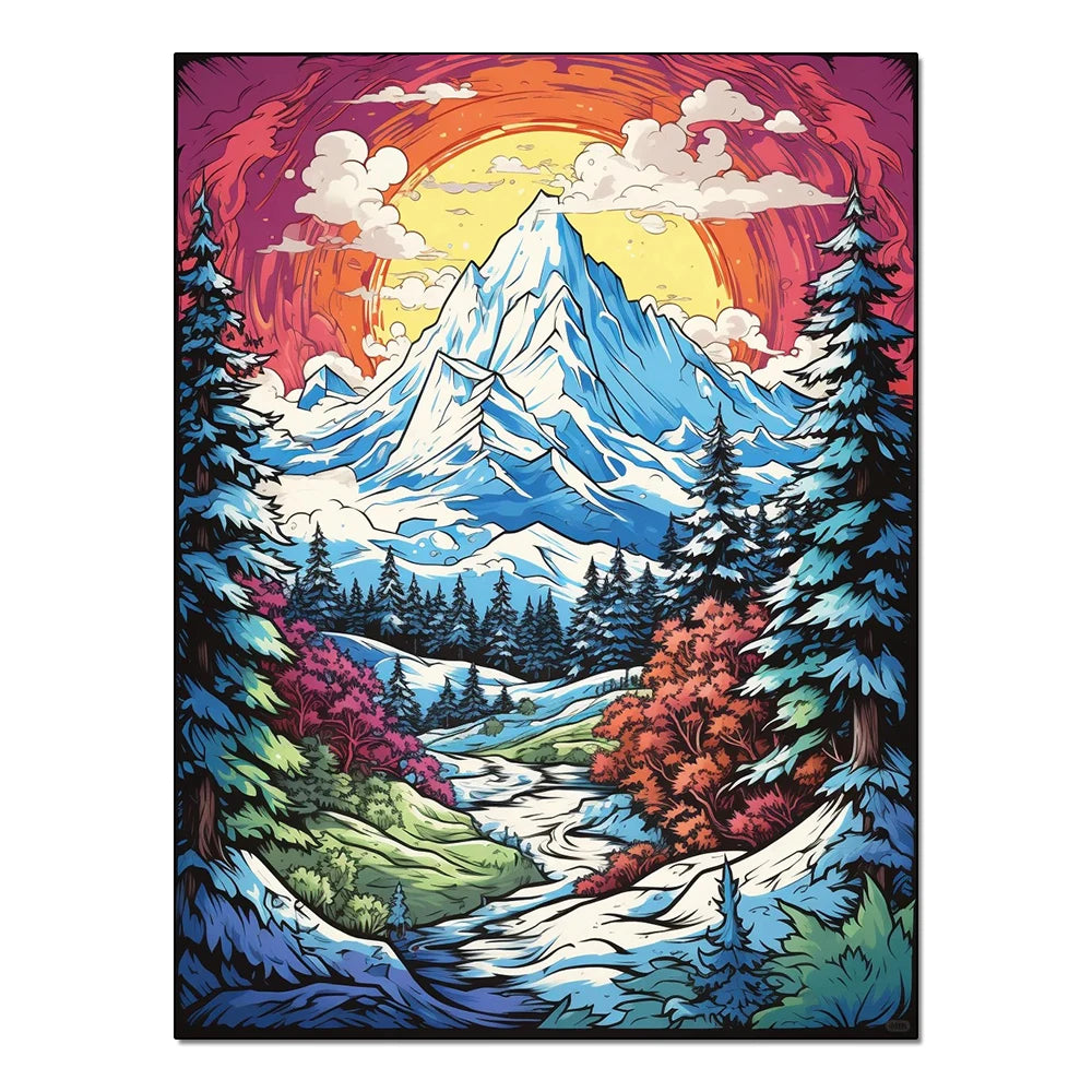 Diamond Paintings Nature Landscape Sunset