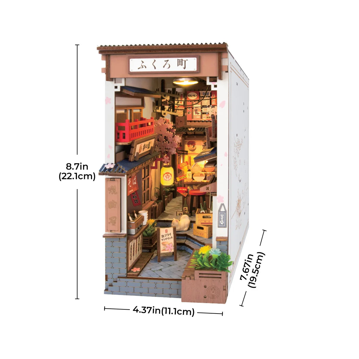 Maquette Robotime Rolife DIY ruelle Japonaise Sakura / Vin