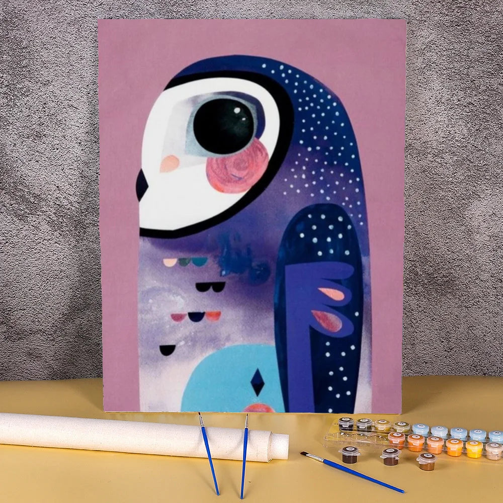 Painting by numbers for kids animals Cartoon