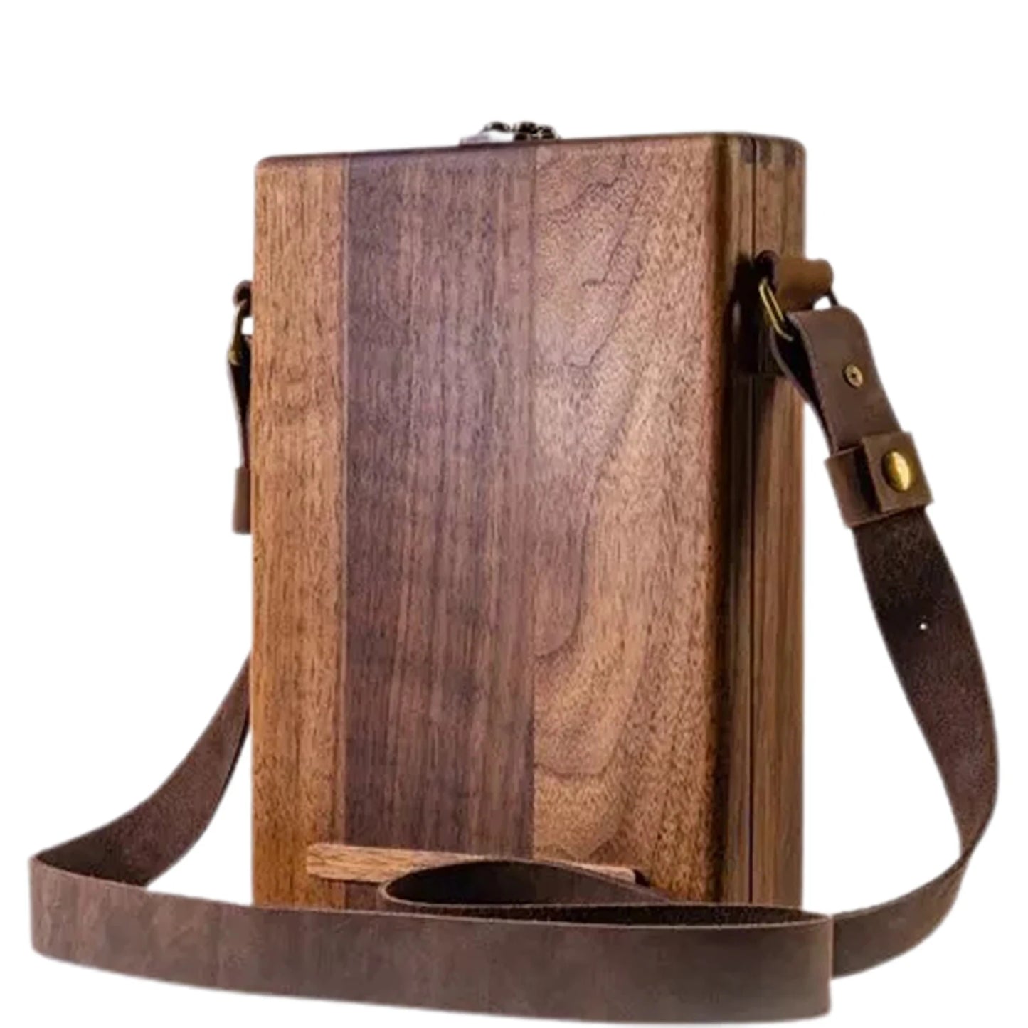 Sac à bandoulière en bois pour artiste rangement matériel mini chevalet
