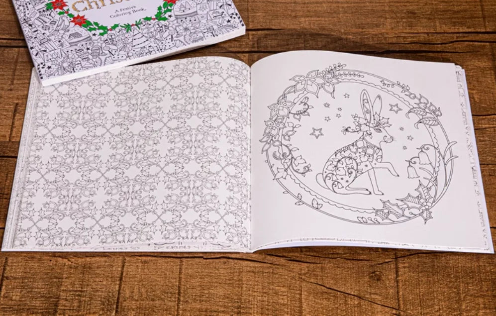 Christmas coloring book for adults, Johanna's Christmas