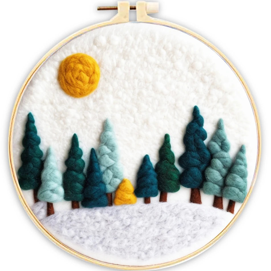 Feutrages DIY kit de démarrage paysages