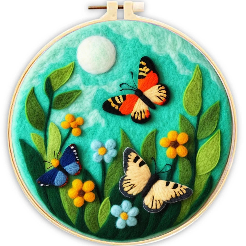 Kits de feutrage vert nature