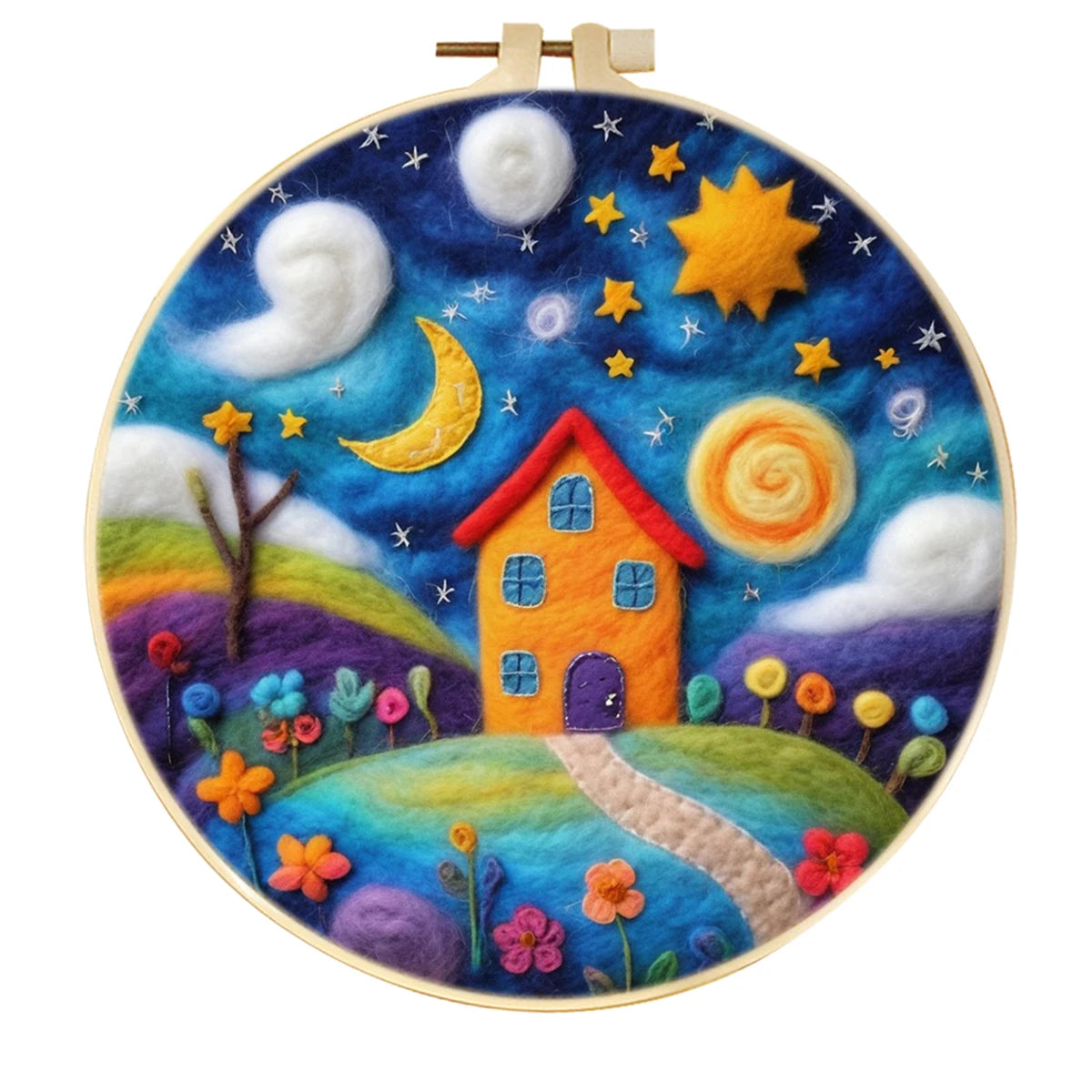 Kits de feutrage peinture ciel nocturne