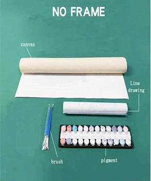 Kit de Peinture par numéros écouteur casque graffiti
