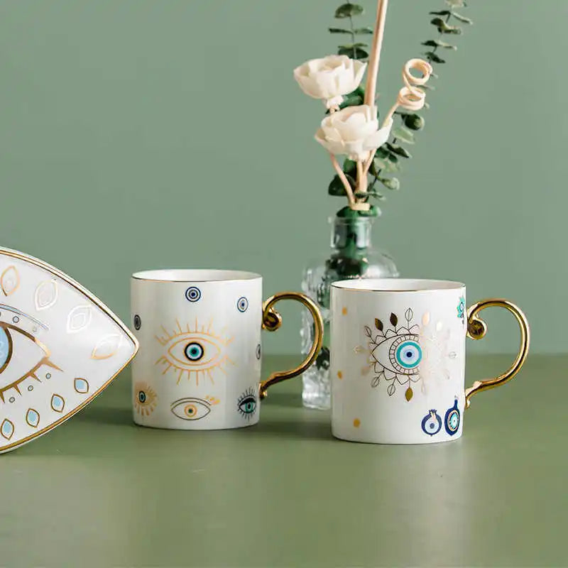 Tasse à café 16 onces en céramique Bohème