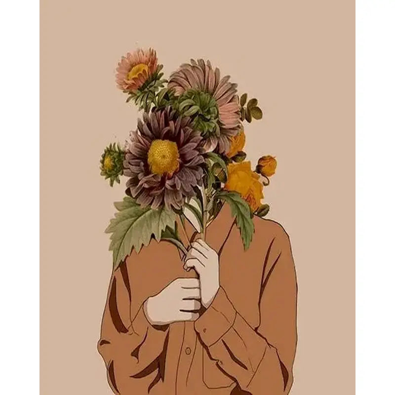 Minimalist paint by numbers