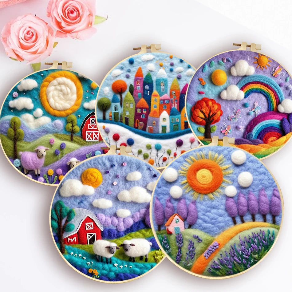 Kits de feutrage paysages