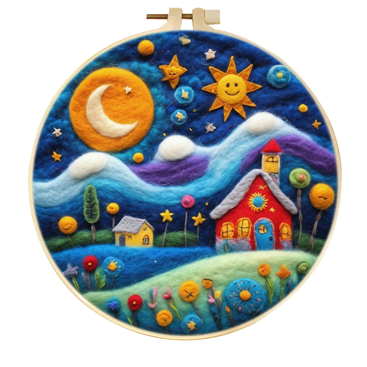 Kits de feutrage peinture ciel nocturne