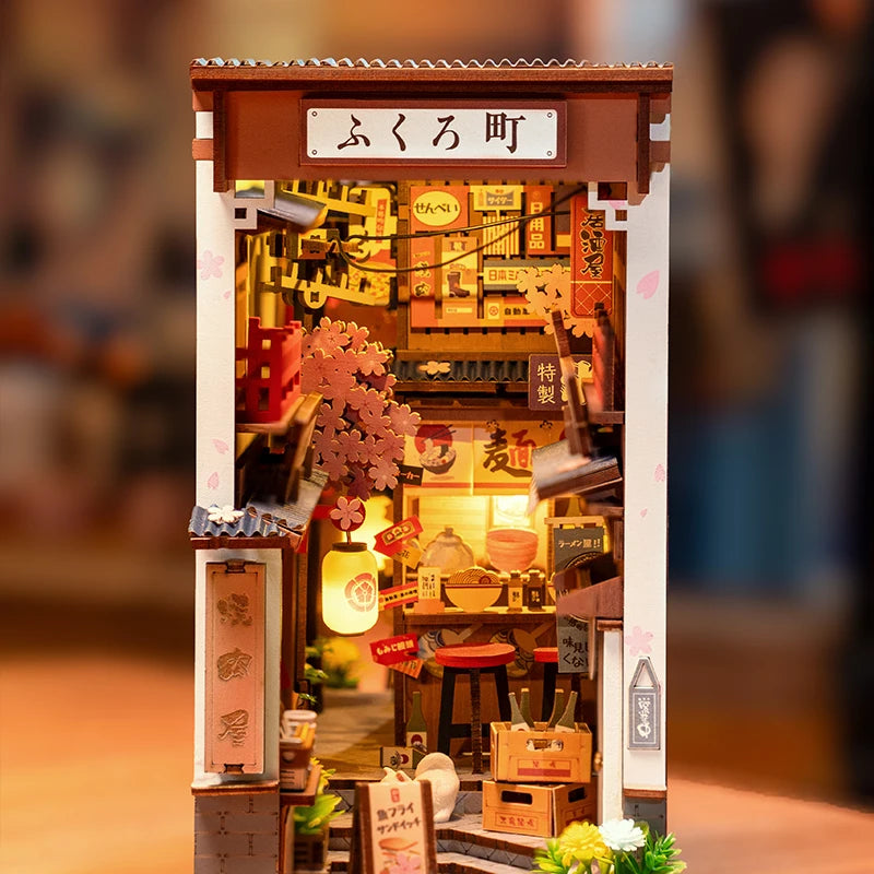 Maquette Robotime Rolife DIY ruelle Japonaise Sakura / Vin