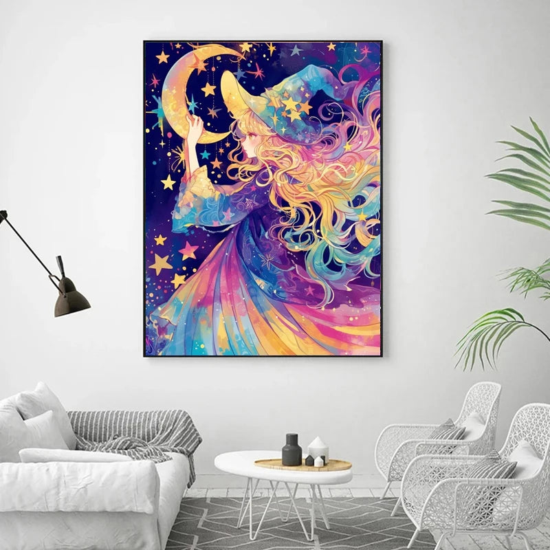 Peinture à diamants 5D fée anime