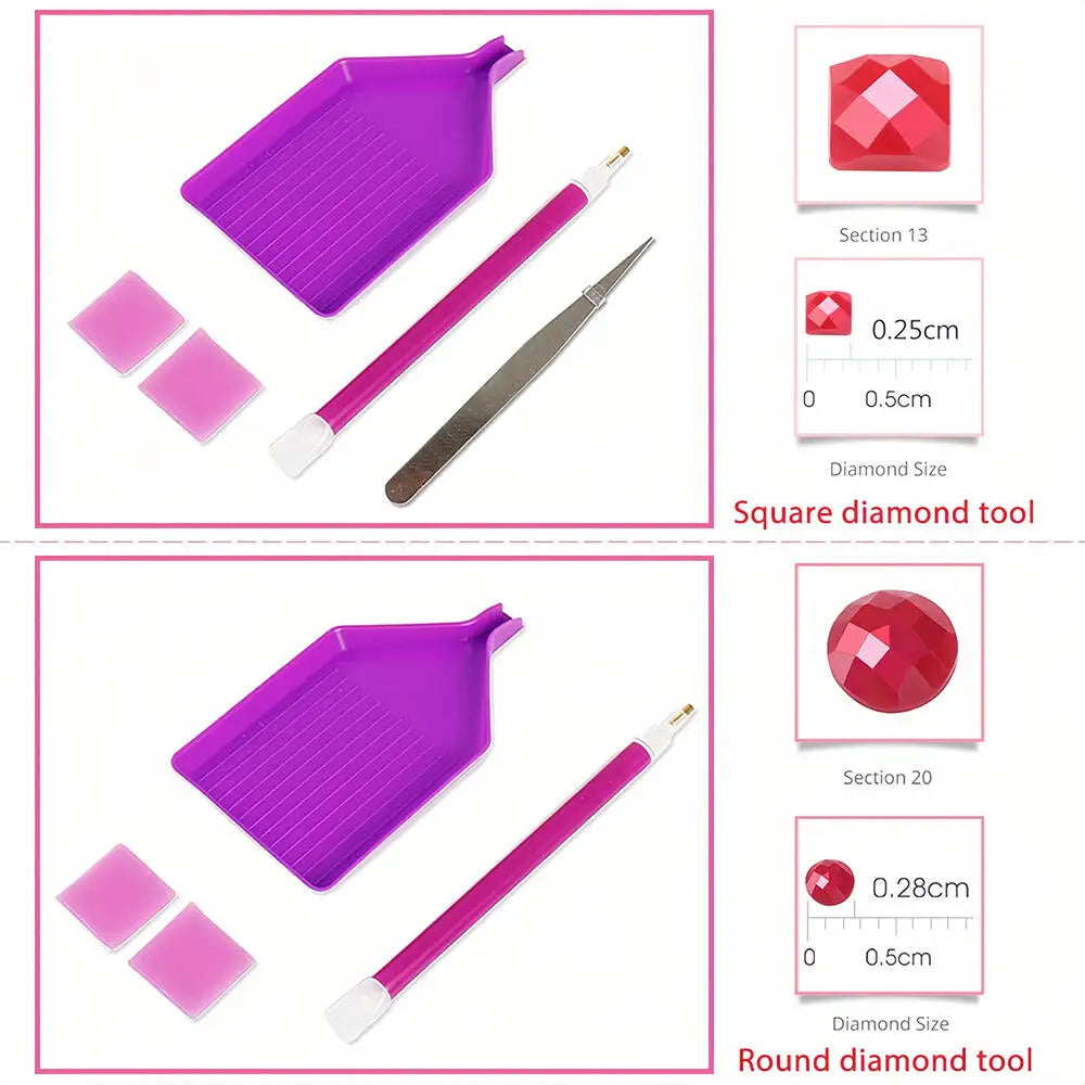 Kit de Peinture à diamants maisons au bord de l'eau 5D