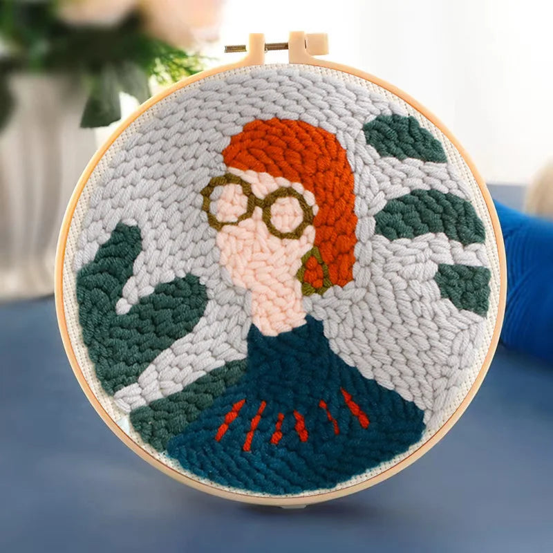 Kits de broderie à poinçon motif estampillé