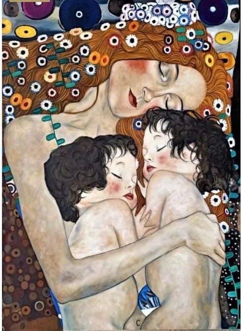 Painting by numbers Klimt