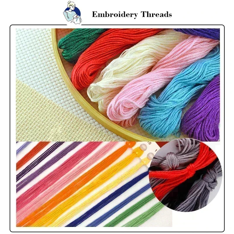 Kit de points de croix Joy Sunday, rues d'automne tissu compté imprimé ou vierge 16CT 14CT 11CT