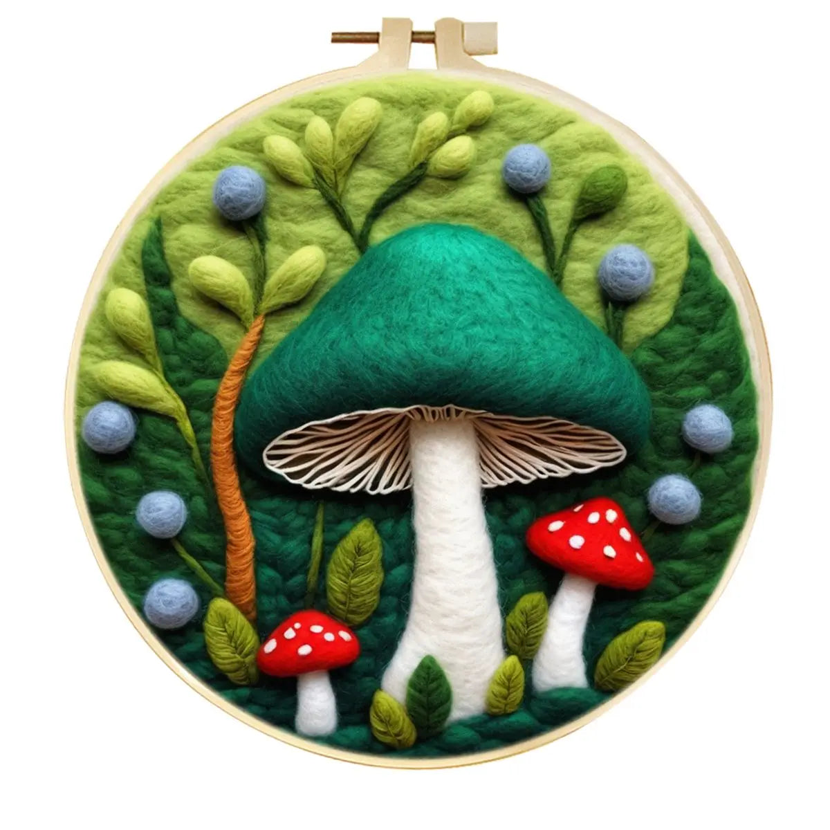 Feutrage DIY Kits de peinture en laine bricolage avec cadre