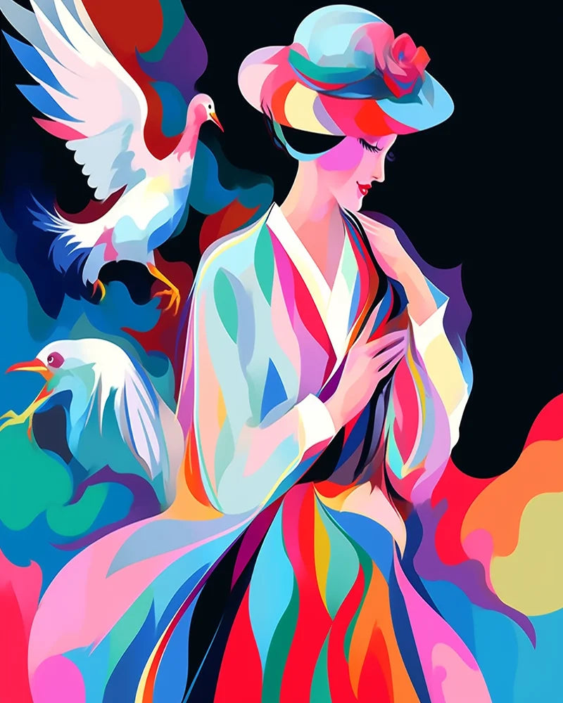 Peintures par numéros Personnages