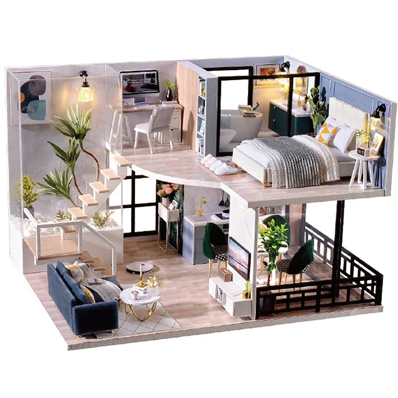 DIY Maquettes en bois à assembler - maison de poupée _ Plusieurs modèles disponibles
