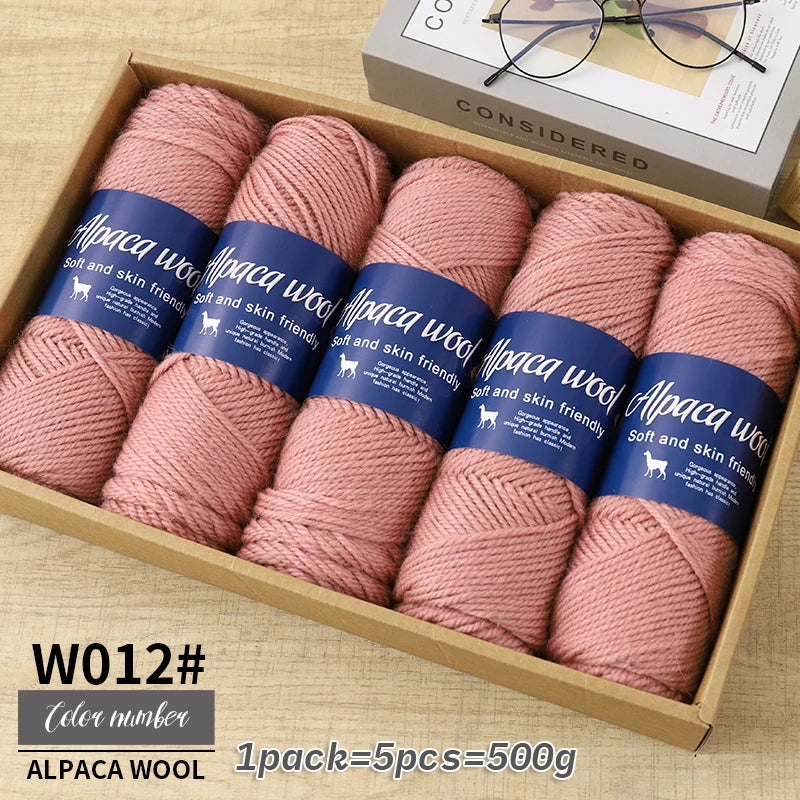 Pelote de laine d'alpaga 500g