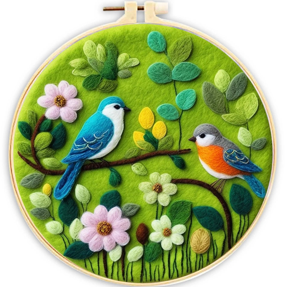 Kits de feutrage vert nature