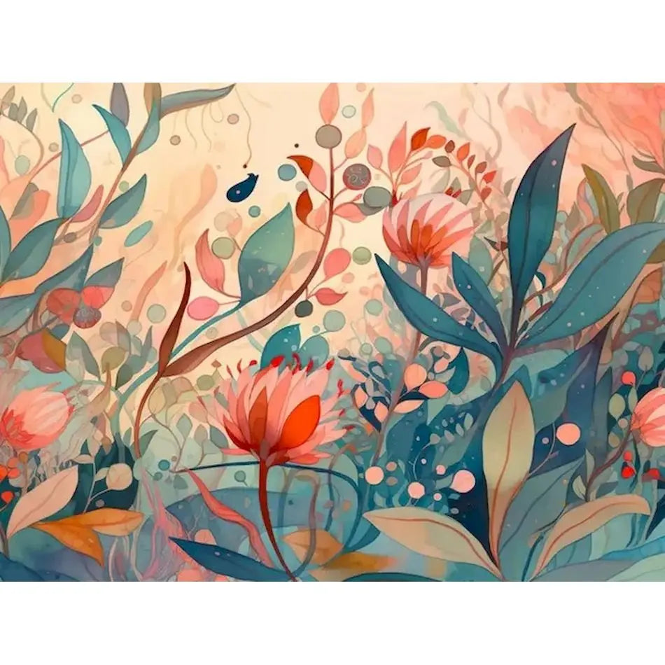 Peintures par numéros fleurs colorées