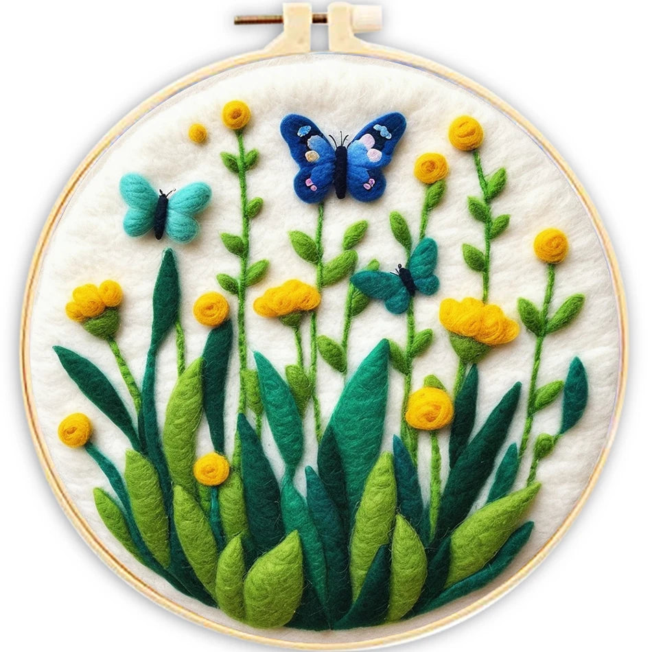 Kits de feutrage vert nature