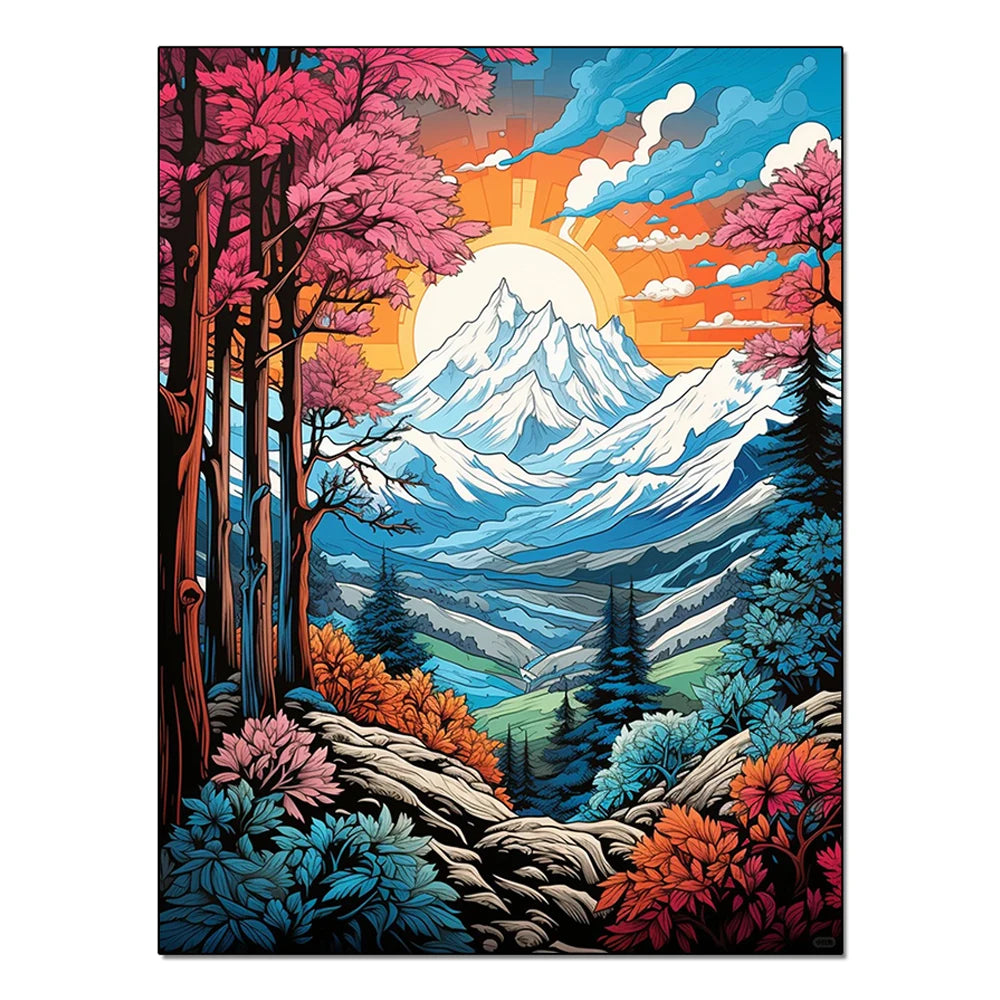Diamond Paintings Nature Landscape Sunset